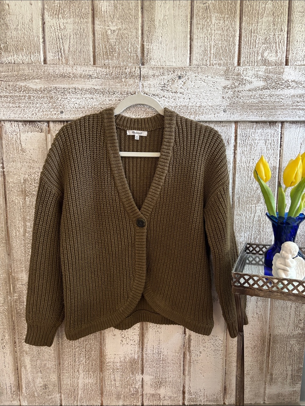 Madewell Shirttail Cardigan Sweater - Picture 2 of 7
